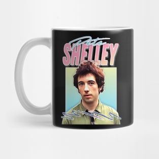 Pete Shelley / Retro Style Aesthetic Fan Art Design Mug